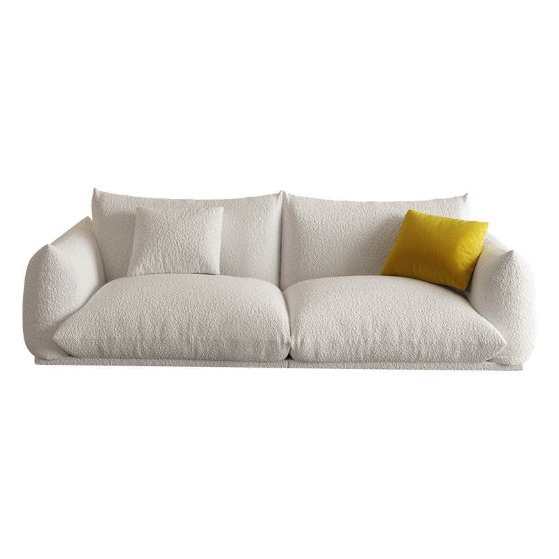 Simple Style Living Room Furniture Set Apartment Home Fabric Couch European Comfortable Soft Small Leathaire Sofa