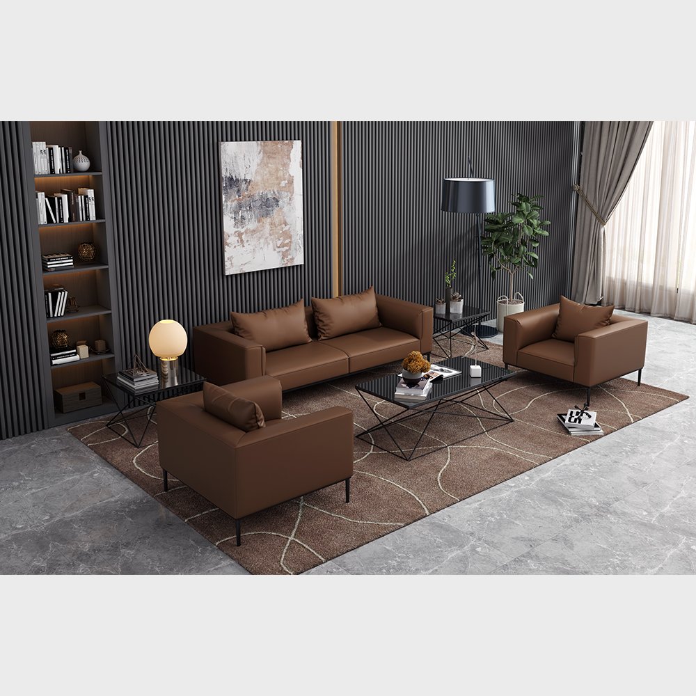 High quality executive office sofa modern used leather office sofa design