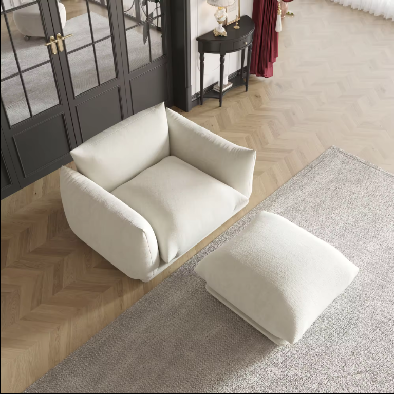 Chenille Fabric Modern Home Office Seating Modular Couch Set Living Room Sectional Sofas