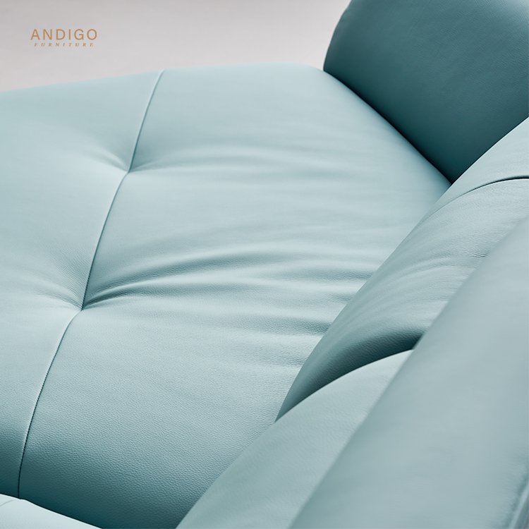 Modern Leather Sofa Corner Simple Living Room Italian Luxury Leather Sofa L Shaped Sectional Couch