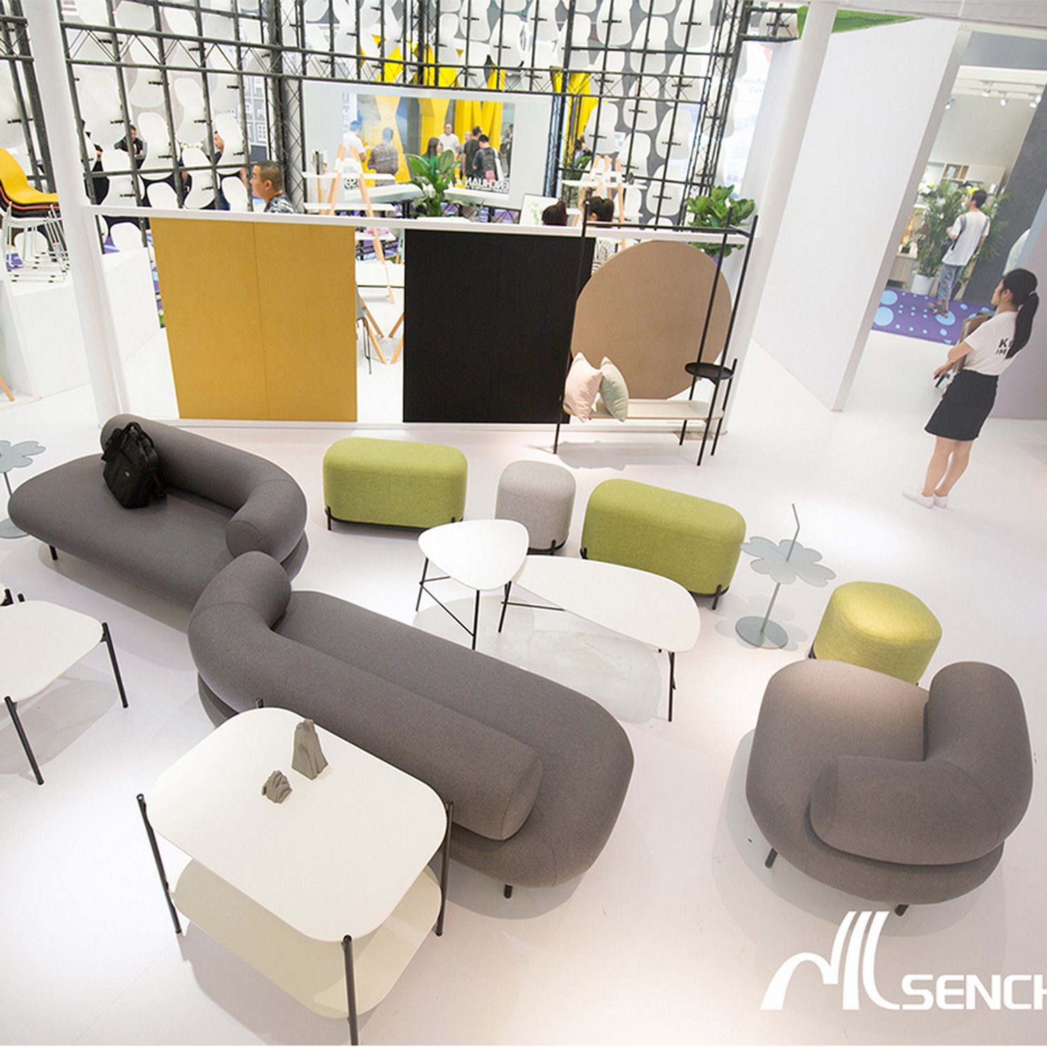 Unlimited Extension Modular Sofa for Small Household Space Public Waiting Area Library Hotel Lobby Sofa Sofa Sets Modern