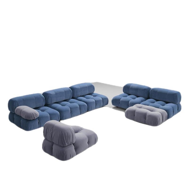 Kabasa Italy corner modular sectional lounge Sofa china foshan furniture Scandinavian unique U Shape couch