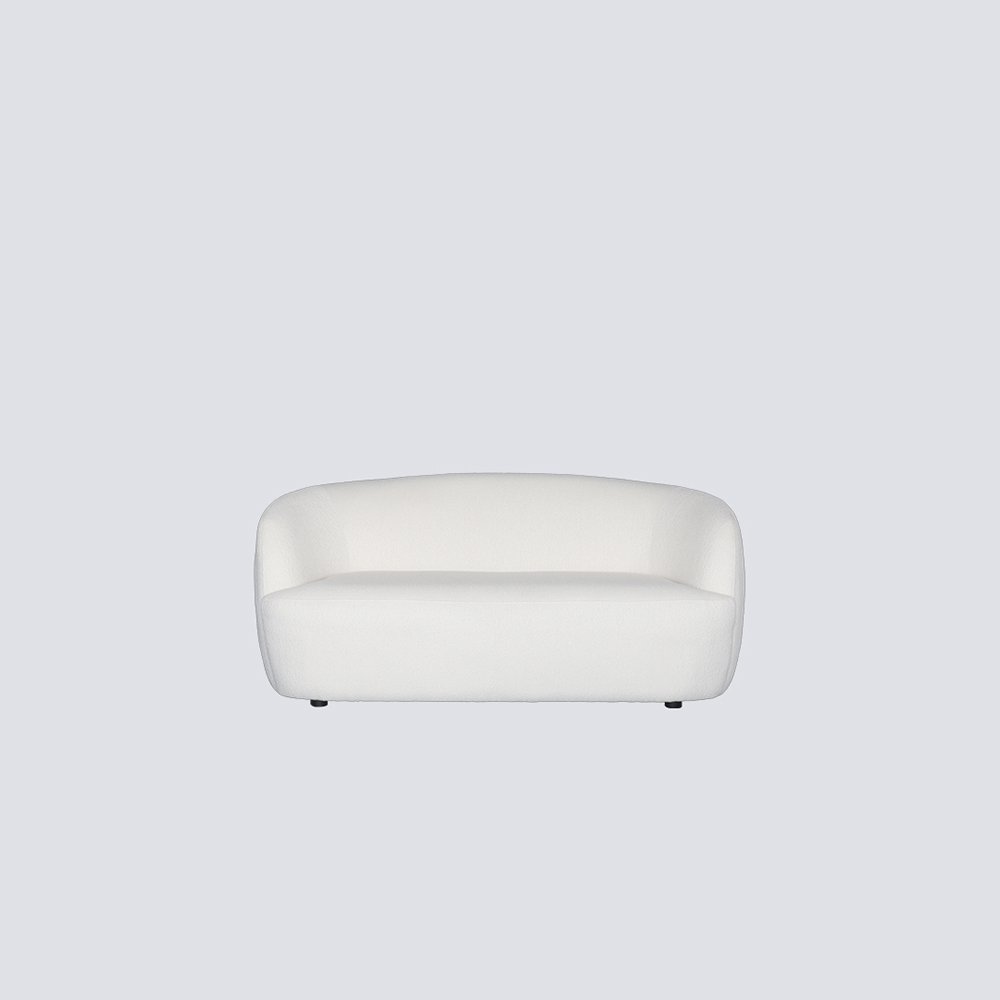 NS FURNITURE Modern Design White Boucle Living-room Sofa Chair Nordic Comfortable Couch Club Sofa for 3 2 Seats Home Furniture