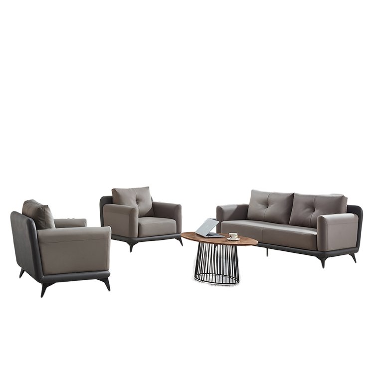 Hot Selling Modern Executive Leather Office Sofa Set Morden Design for Office Reception & Hotel Manufactured in China