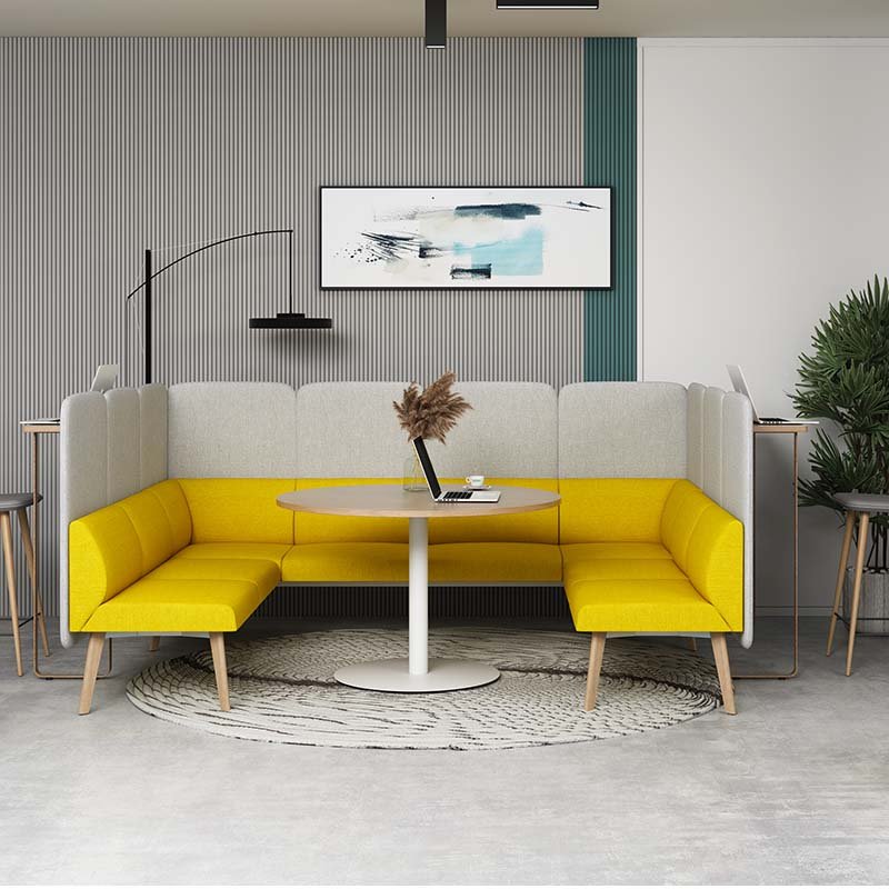 Modern Office Furniture Reception Sofa Chair Cushion Modular Guest Waiting Room Sofa