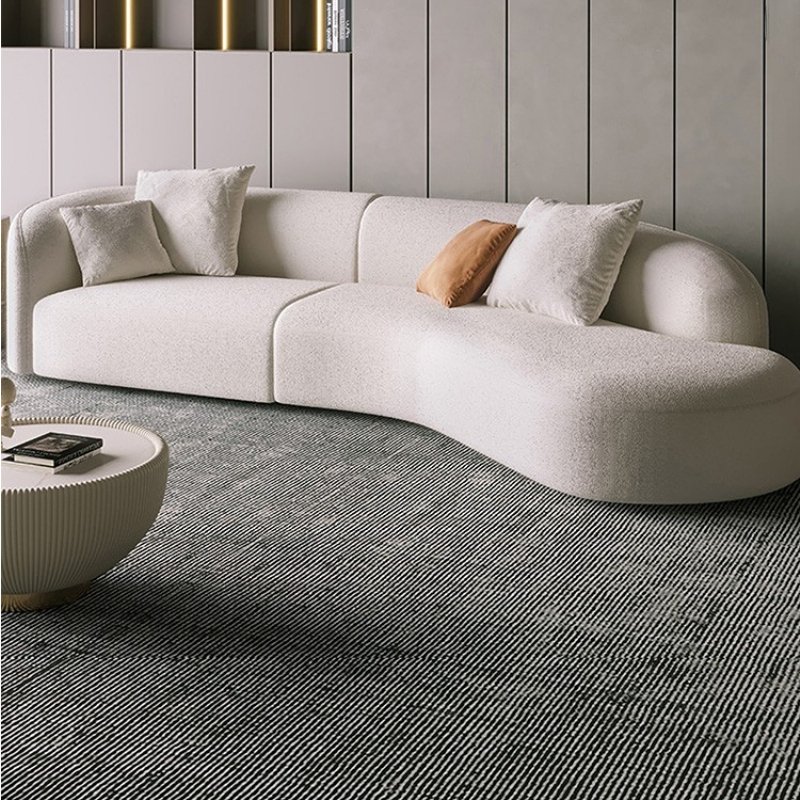 Modern Light Luxury Sectional Sofa Set design modern wooden sofa living room furniture living room sofas