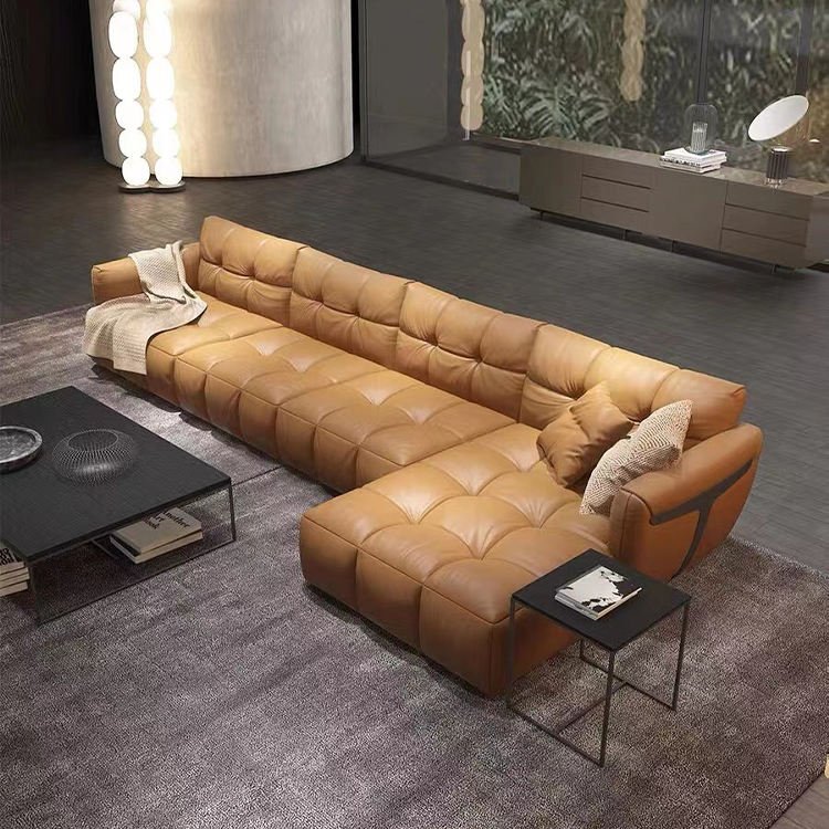 Contempo Living room l shape sectional couches and nordic set for modern sectional furniture living room leather sofa