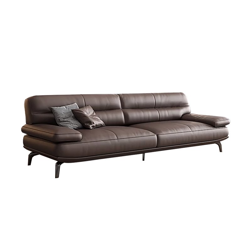 Modern Minimalist Leather Office Sofa for Boss VIP Reception Negotiation for Living Room Hotel School