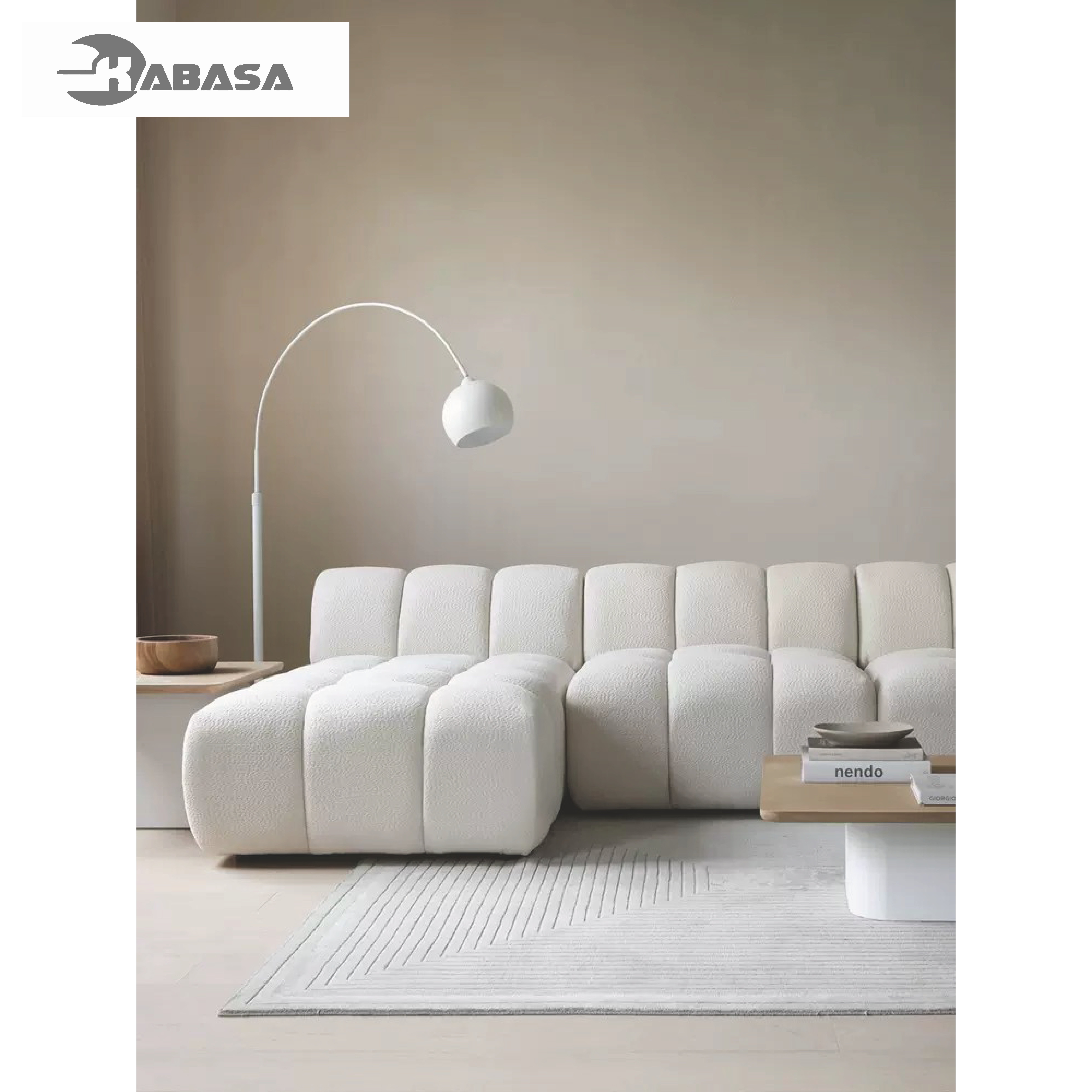 Minimalist Furniture Nordic Sofa Set Furniture Designer Big L-Shape Sectional Living Room Sofas 3 Seater Modular Sofa