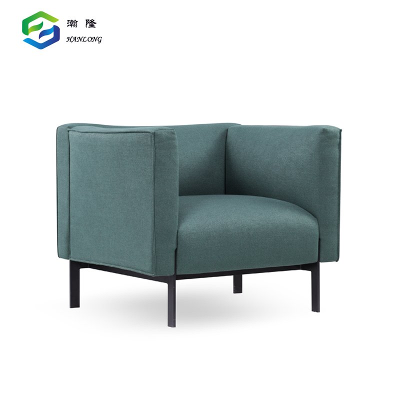 Cheap Office Sofa Comfortable Green Fabric Living Room Furniture Sofa