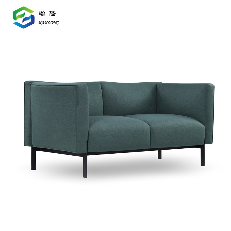 Cheap Office Sofa Comfortable Green Fabric Living Room Furniture Sofa