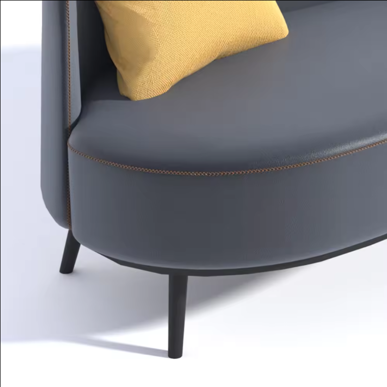Modern Wave Design Sofa Combination Set Home Office Hotel Lobby Sofa leisure couch
