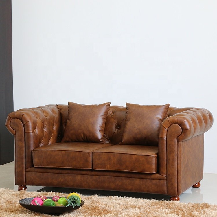 (SP-KS132) New designs modern wooden leather office sofa for sales