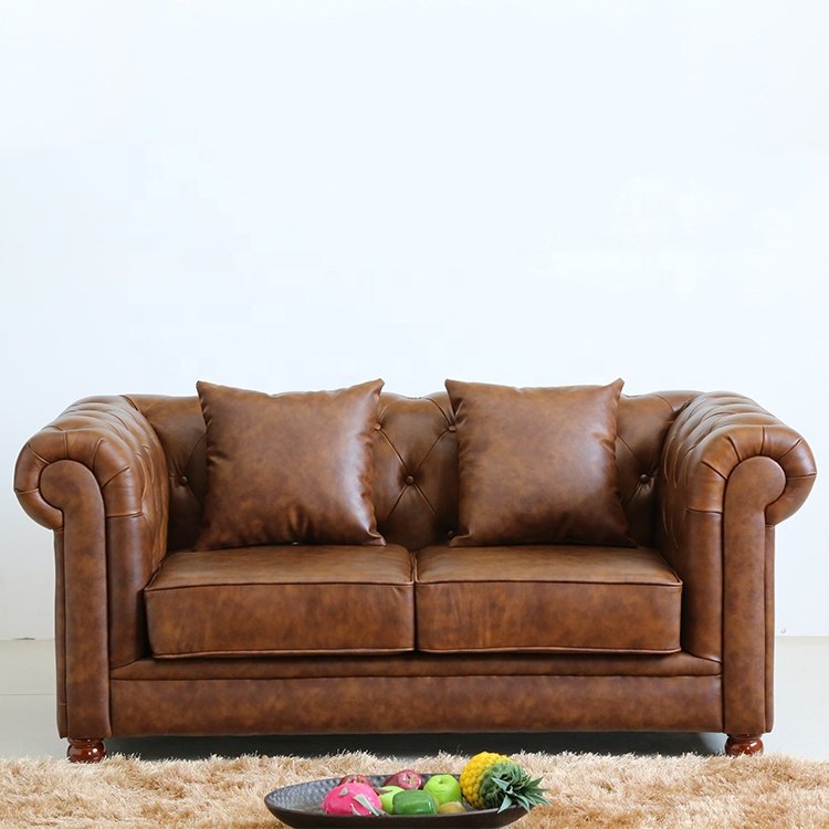 (SP-KS132) New designs modern wooden leather office sofa for sales