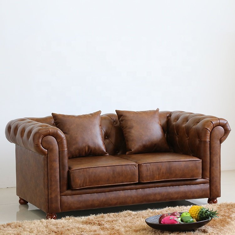 (SP-KS132) New designs modern wooden leather office sofa for sales
