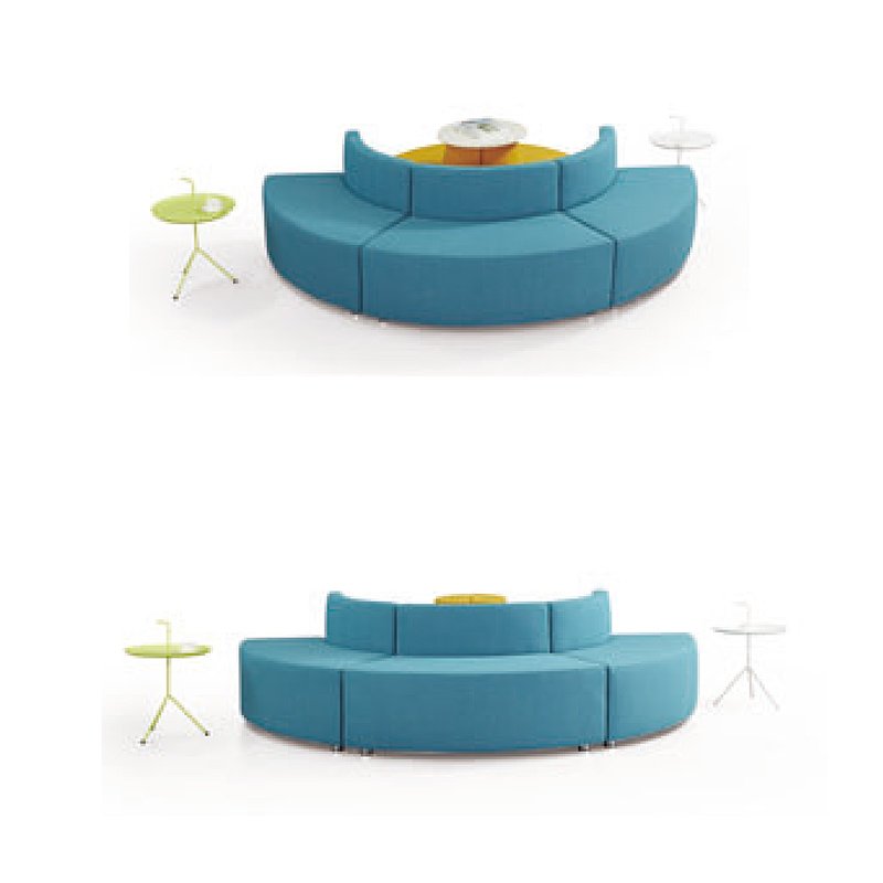 New Design Office Desk Public Area Collaboration Reception Modular Waiting Room Seating Office Fabric Sofa Set