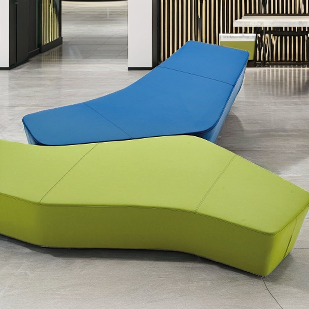 Super Modern Style Office Reception Set Top Grain Genuine Leather Sofa for Living Room School Library PU Material Antique Design