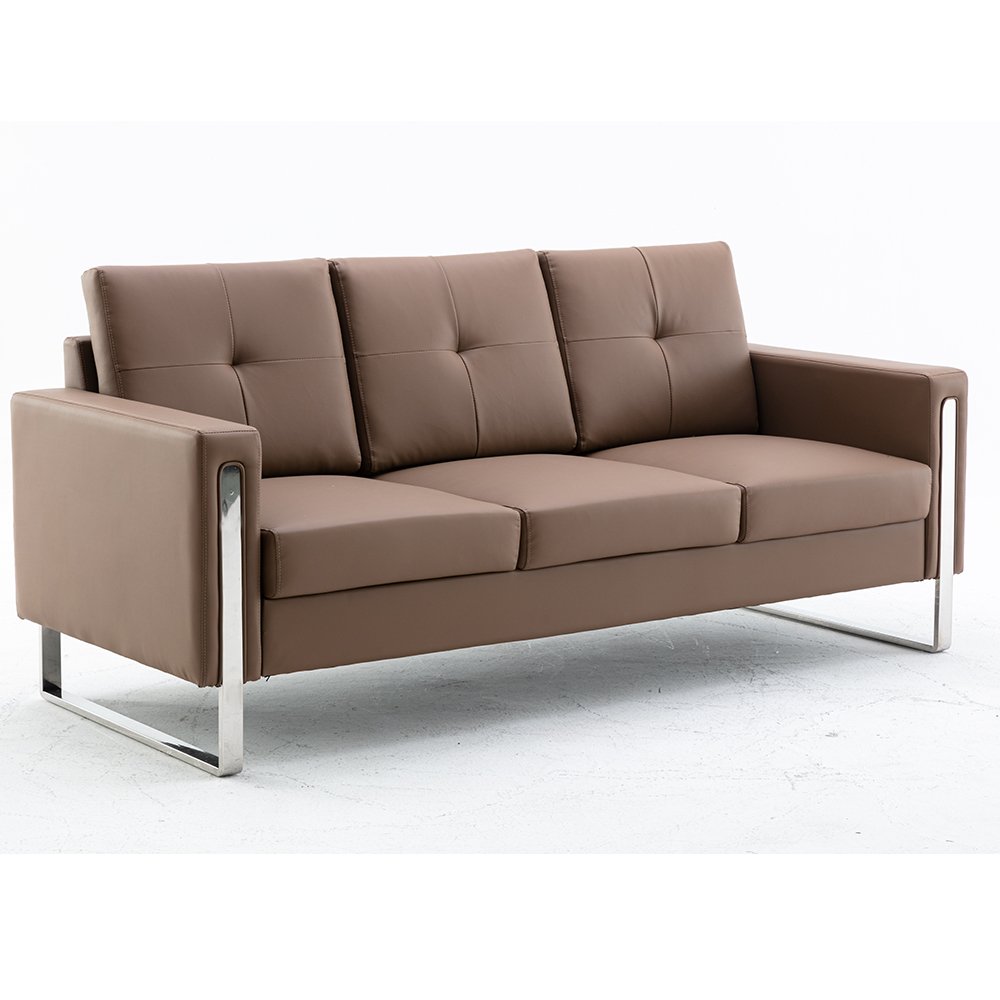 Hot Sell Modern PU Office Sofa Set 1+2+3 Seater at High Quality