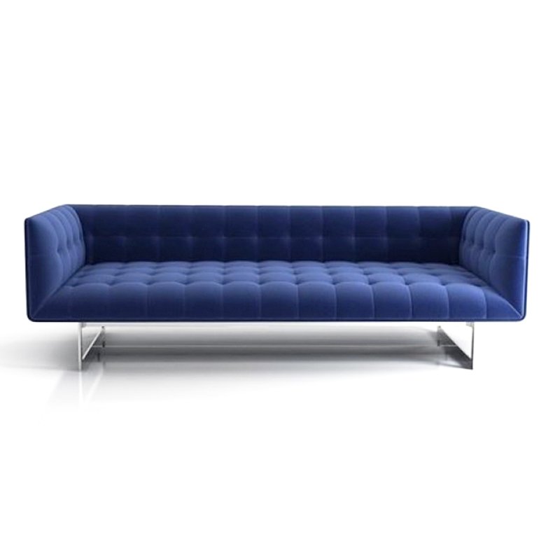 2024 Cheap Price Soft PU Cow Leather Office Sofas Furniture(ZB-F081)