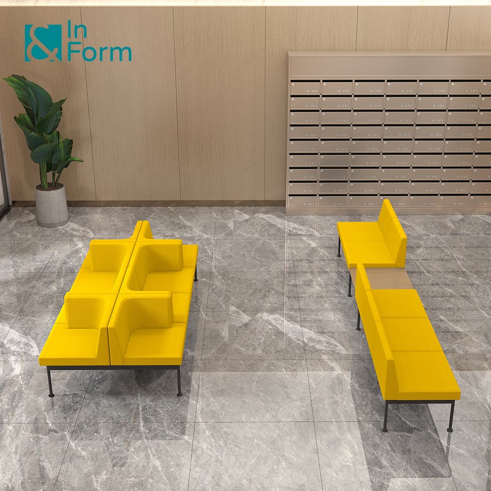 High Quality Anti-wear Fabric Resilience Original Foam Couch 2 3 Seater Leisure Executive Commercial Office Sofa Set Furniture