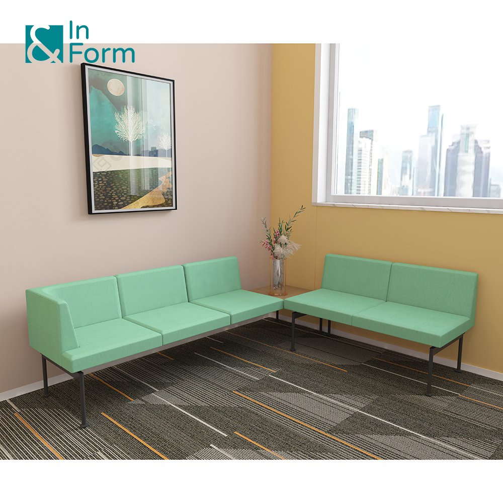 High Quality Anti-wear Fabric Resilience Original Foam Couch 2 3 Seater Leisure Executive Commercial Office Sofa Set Furniture