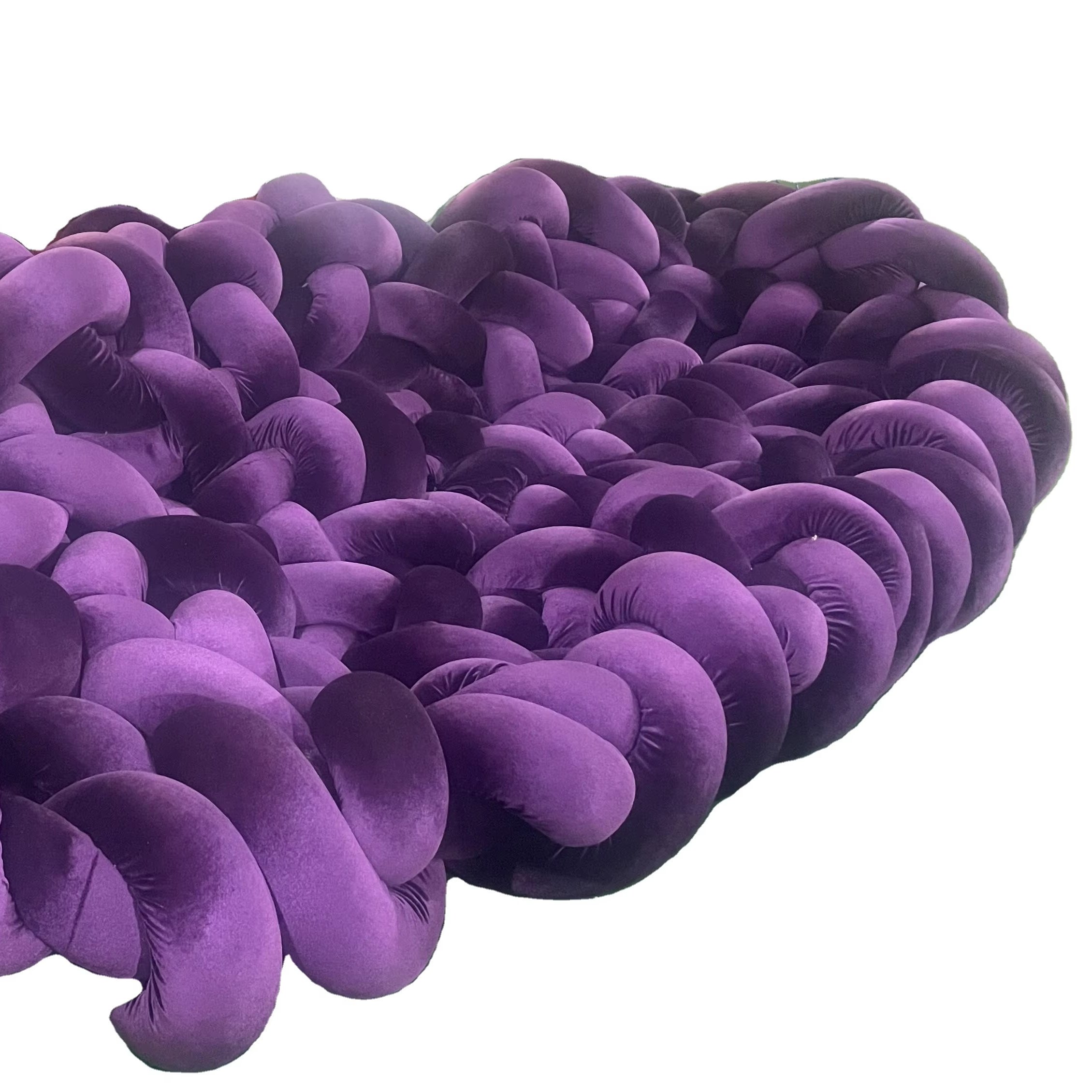 Light Luxury Python Woven Winding Sofa Boa Villa Special-shaped New Fabric Sofa