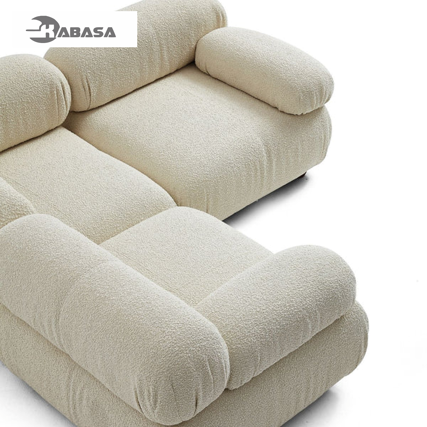 Nordic l shape Sectional sofa With Ottoman Modular Combination Velvet Modular Sofas Long Couch
