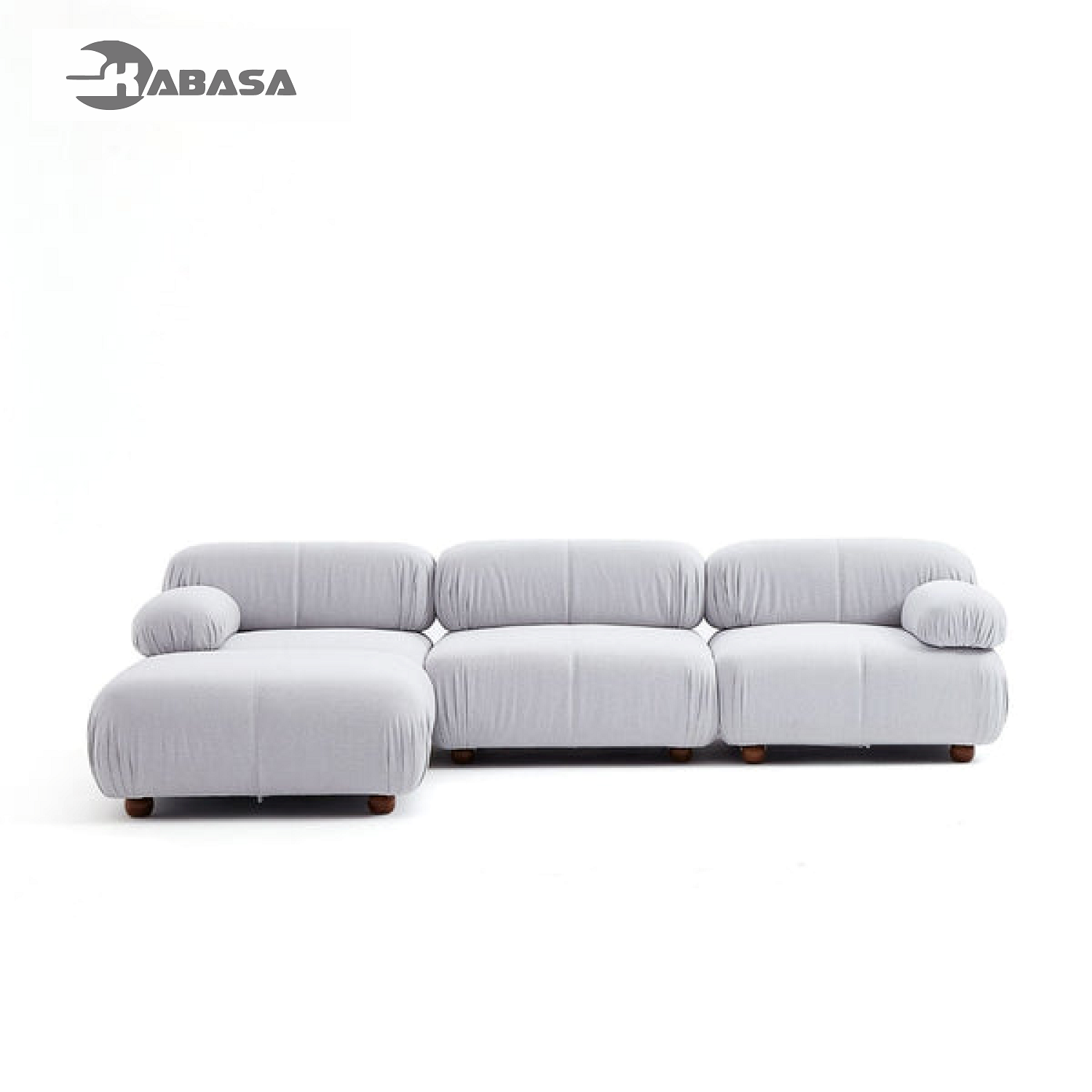 Nordic l shape Sectional sofa With Ottoman Modular Combination Velvet Modular Sofas Long Couch