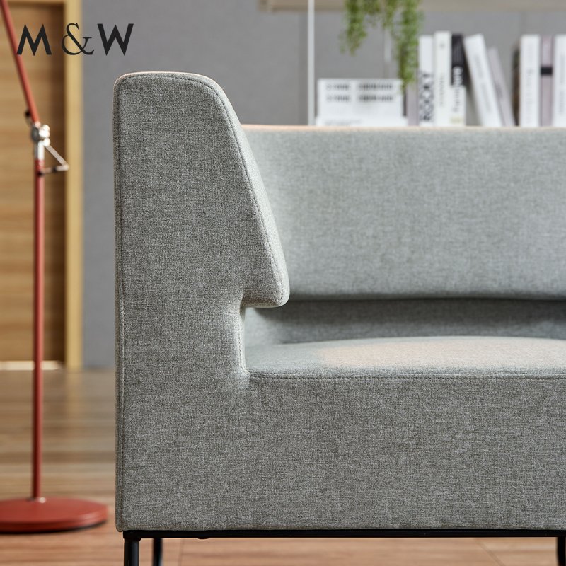 M&W Modern waiting room meeting and negotiation sofa furniture large office reception sofas
