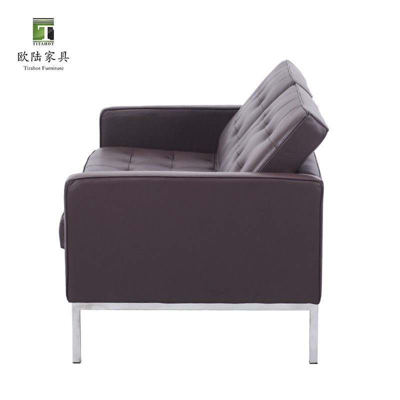 OEM and ODM are acceptable Contemporary home furniture sofa set Two Seat Leather Office Sofa classic modular sofa Manufacturer