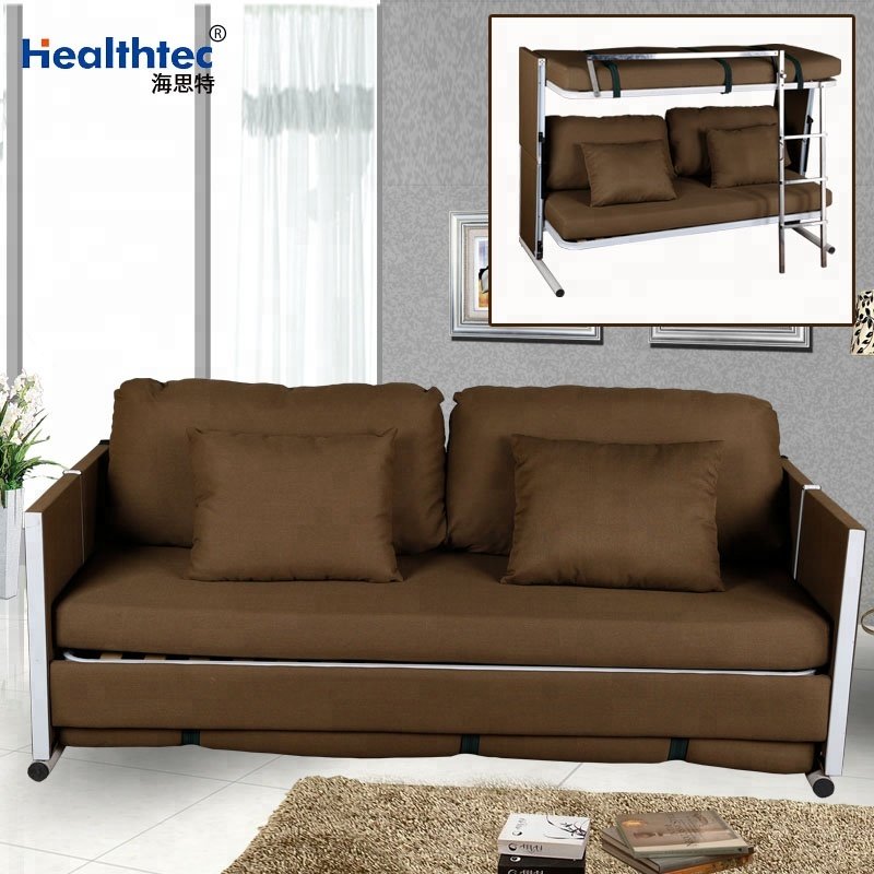 Living room sofa specific use and modern appearance folding sofa cum bunk bed designs