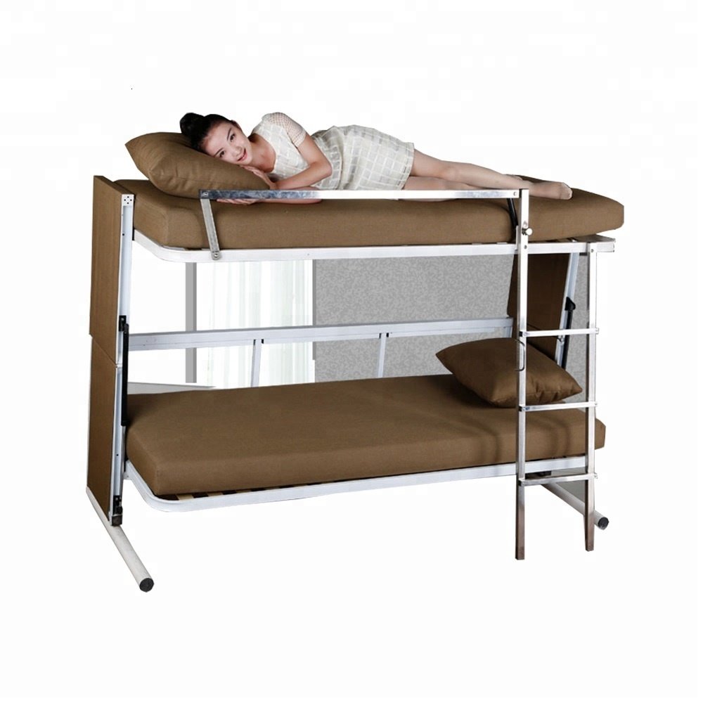 Living room sofa specific use and modern appearance folding sofa cum bunk bed designs