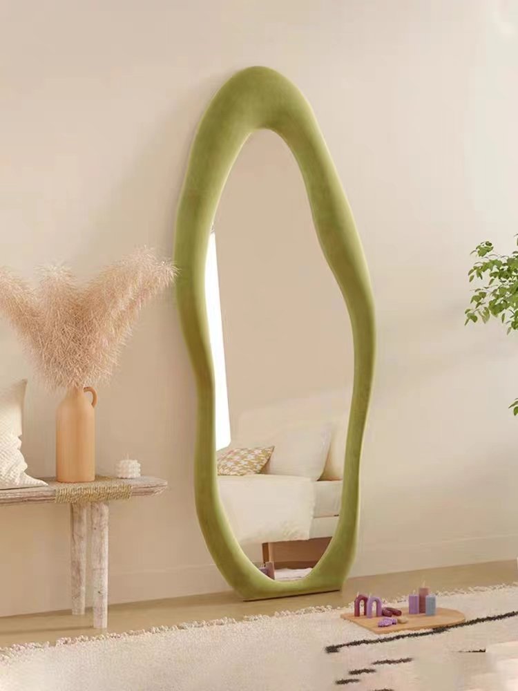 JXT Girls fitting home bedroom dressing mirror alien large hanging wall floor mirror