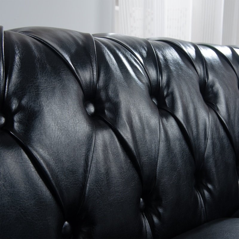 Chesterfield vintage large sofa. Office home luxury three seater sofa. Color available.