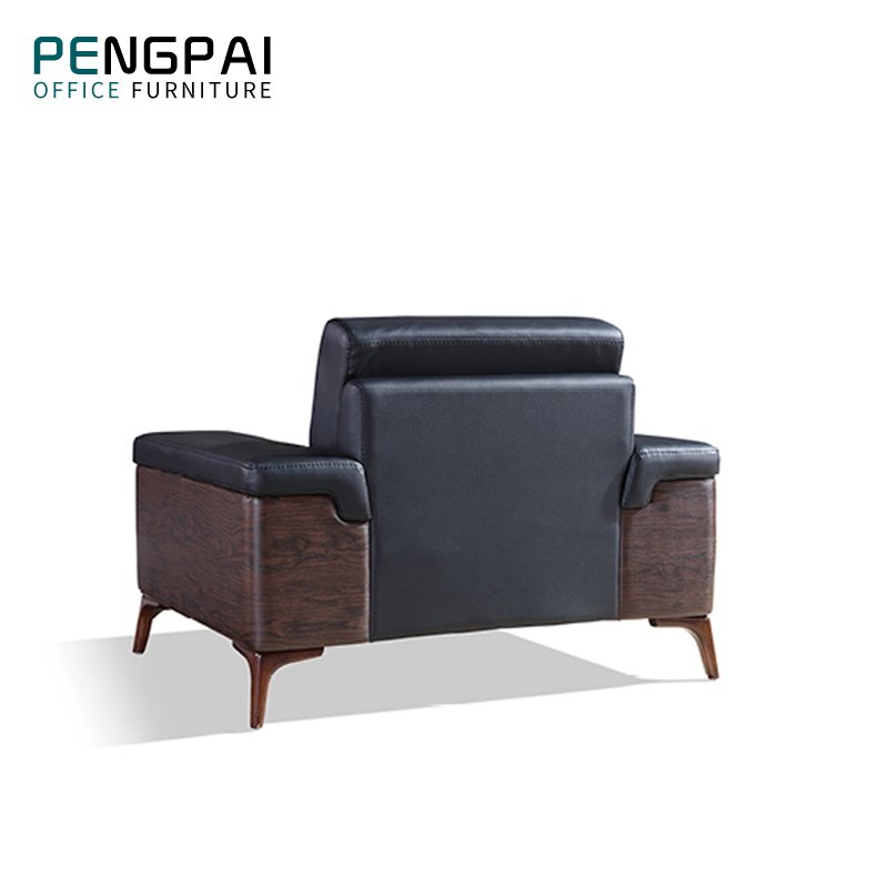 PENGPAI durable turkish sofa furniture sitting leather Office sofa modern waiting living room Office furniture