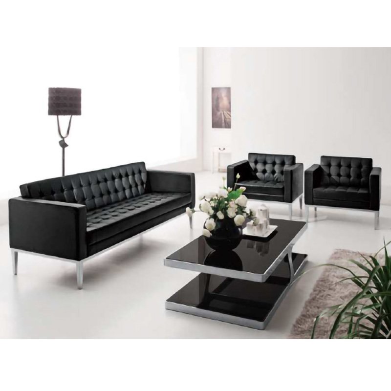 Zebai Luxury Living Room Hotel Home Leisure Furniture Steel Legs Sets Office Sofa (ZB-F606)