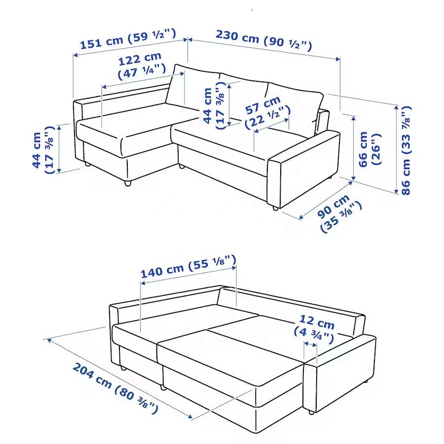 NOVA Modern Apartment Fabric Storage Lounge Sofa Couch For Living Room Furniture Sectional Corner Sofa Come Bed Fabric Covers