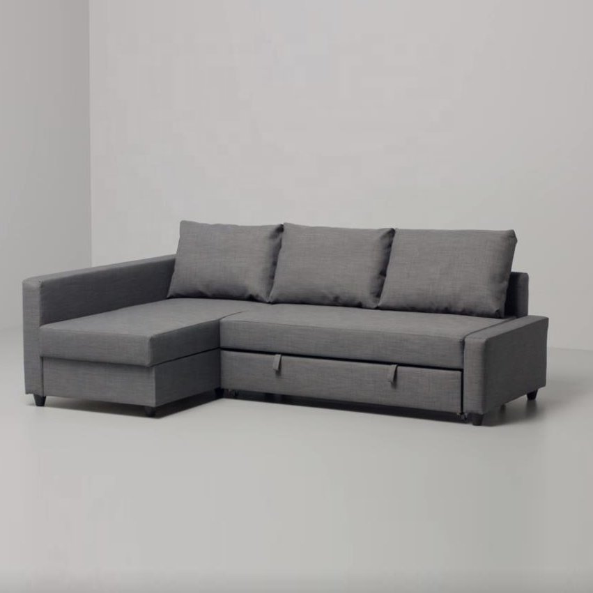 NOVA Modern Apartment Fabric Storage Lounge Sofa Couch For Living Room Furniture Sectional Corner Sofa Come Bed Fabric Covers