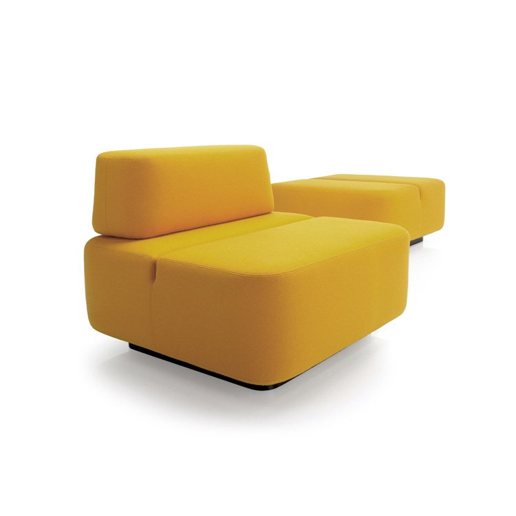 High Quality Modern Office Lounge Sofa Bench Set Convertible and Modular with Fabric and PU Table Great Value