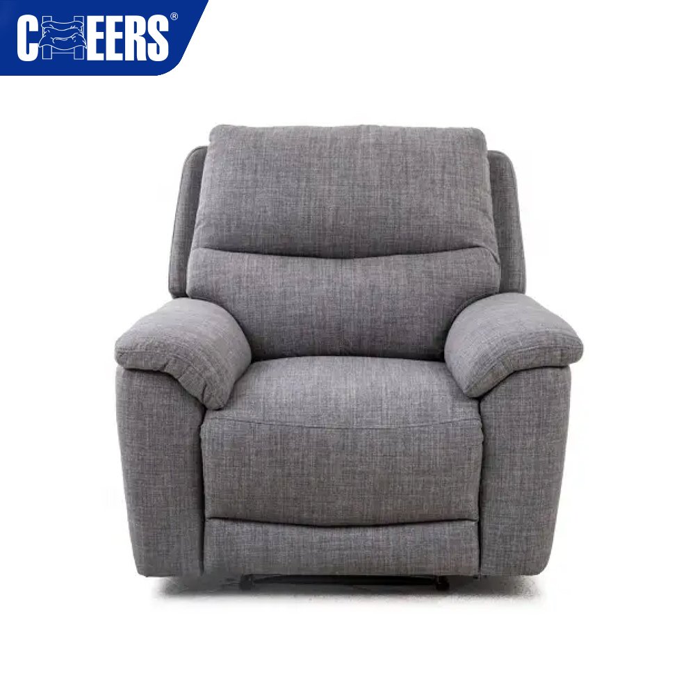 MANWAH CHEERS Fabric Manual Reclining Sofa 3 2 1 Seat Set Comfortable Sofa With Wide Armrest For Living Room