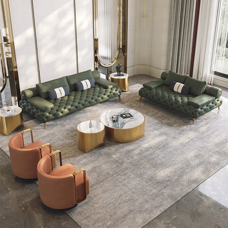 Leather sofa set living room furniture high quality living room leather sofa sofas for home furniture living room modern
