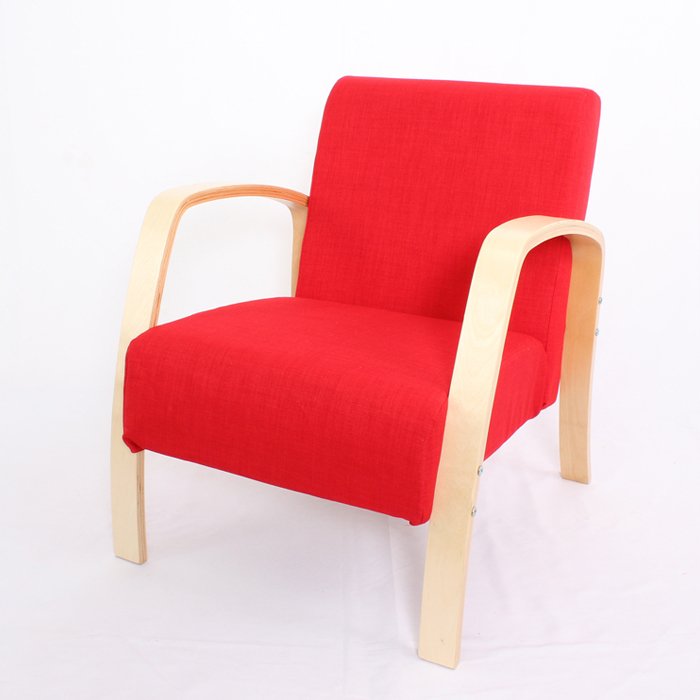 Modern simple reception office sofa home leisure fabric single sofa chair