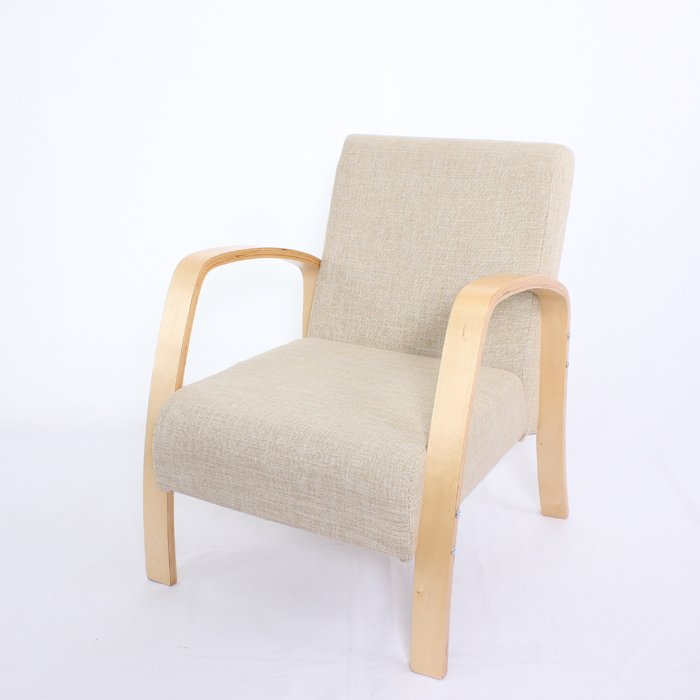 Modern simple reception office sofa home leisure fabric single sofa chair