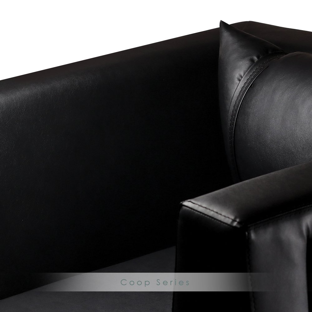 Leather Office Sofa Modern Armchair Living Room Rest Room Waiting Place Guest Armchair - Made in Turkey