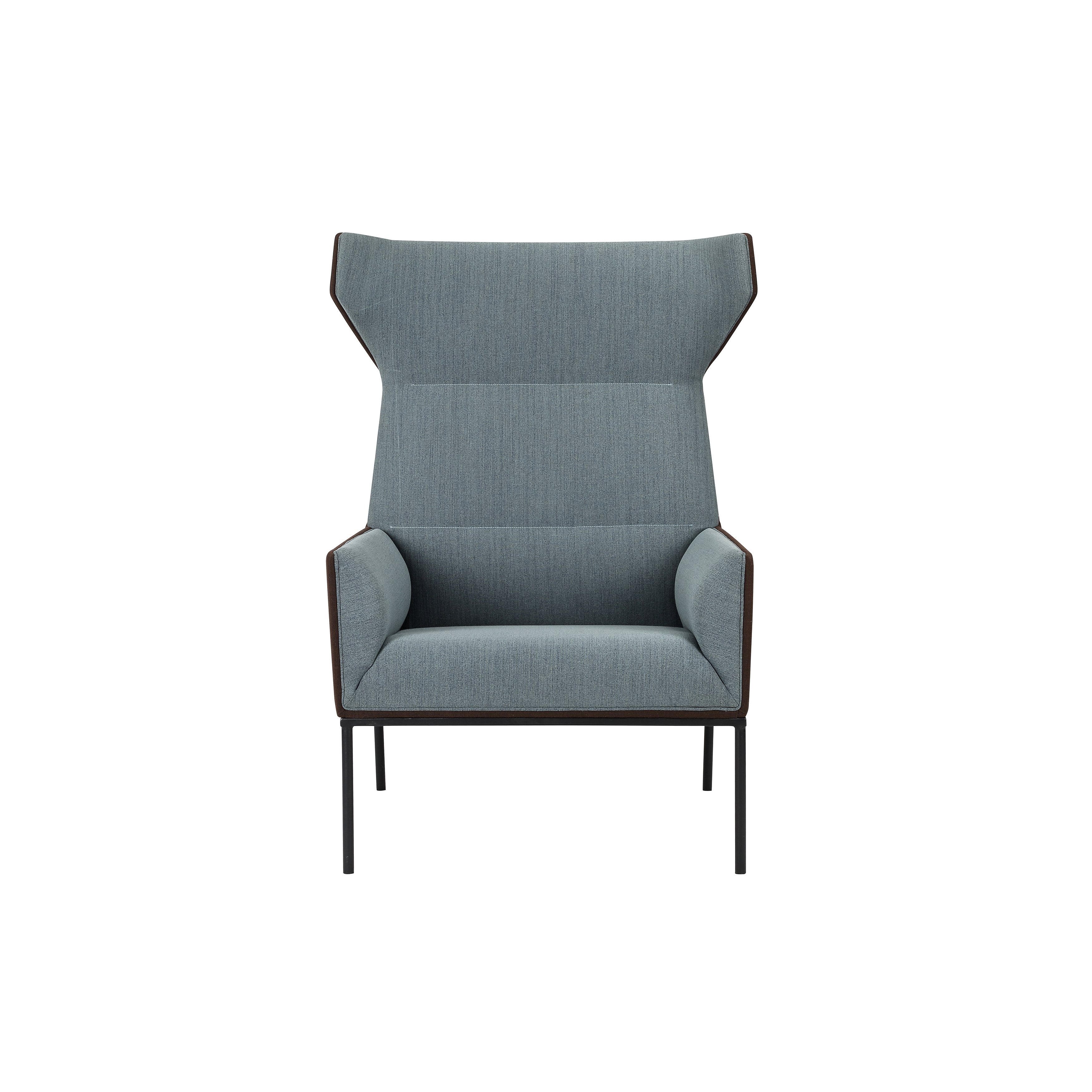 Modern Luxury One-Seater Fabric Sofa for Living Room Office Hotel Apartment Bedroom Hall Mall with OEM Option