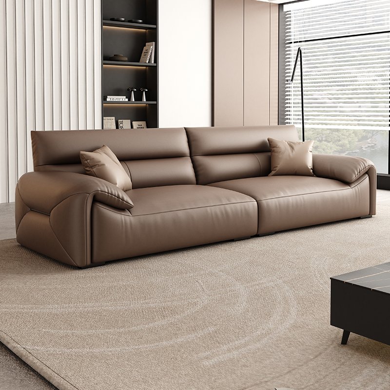 New Nordic Modern Design 1+2+3 Sets Office Sofa Minimalist Leather Luxury for Living Room or Hotel Use