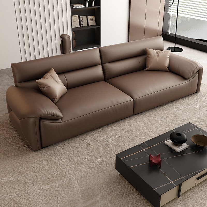 New Nordic Modern Design 1+2+3 Sets Office Sofa Minimalist Leather Luxury for Living Room or Hotel Use