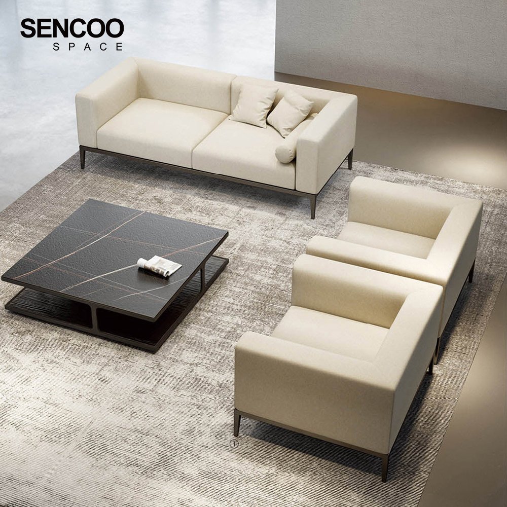 Sectional Couch Living Room Sofas Leather Modern Set Office Sofas