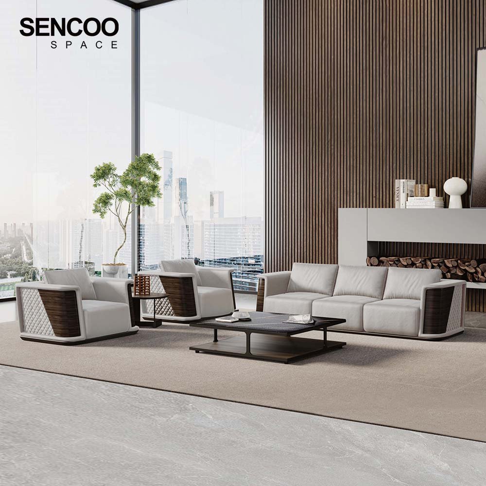Sectional Couch Living Room Sofas Leather Modern Set Office Sofas