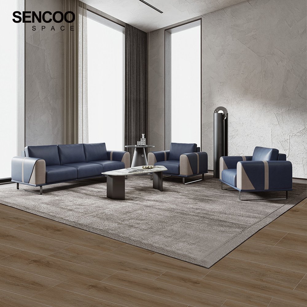 Sectional Couch Living Room Sofas Leather Modern Set Office Sofas